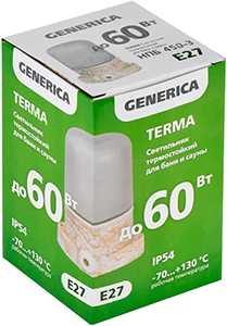 светильник термостойкий Generica НПБ 450-3 IP54 Terma - упаковка