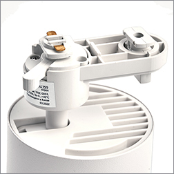 светильник трековый 1-фазный Feron AL159 белый под лампу GX53 - конструкция
