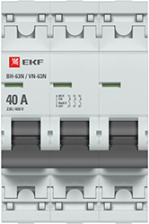выключатель нагрузки 3Р 40А ВН-63N EKF - внешний вид