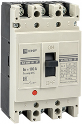выключатель автоматический ВА-99М 100/100А 3Р 35кА EKF PROxima - внешний вид