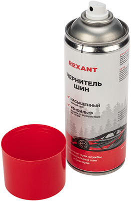 чернитель шин Rexant 85-0055 - баллон 520 мл