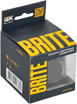 терморегулятор электронный IEK ТС10-1-БрТБ Brite - упаковка