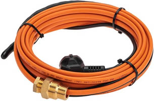 кабель греющий саморегулирующийся 10 ККНС 2ЛПп-ЭЛ 65/85 PROconnect в трубу - комплект 8 м