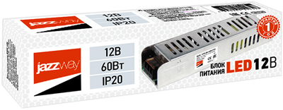 блок питания BSPS 12V5,0A 60w IP20 Jazzway - упаковка