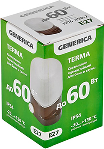 светильник термостойкий Generica НПБ 450-2 IP54 Terma - упаковка