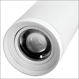led светильник трековый 1-фазный Jazzway PTR 0728 Zoom белый - настройка угла рассеивания от 15 до 60°