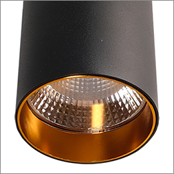led светильник трековый 1-фазный Jazzway PTR 2310 черный - подвесной плафон