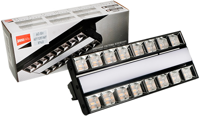 led светильник трековый 1-фазный Jazzway PTR 2260R 1F2S черный - внешний вид + упаковка