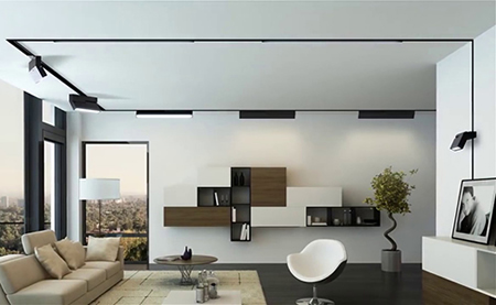 трековый led светильник Jazzway MTR16 10 - пример установки