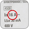 выключатели дифференциальные (УЗО) ВДТ-40 EKF Basic - маркировка на корпусе