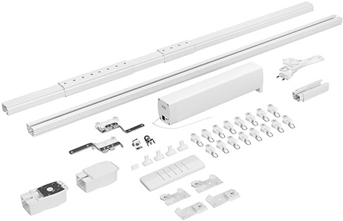 карниз Arlight CNK-M1-TY-RF для штор с электроприводом - комплектация
