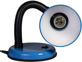 настольный светильник Uniel TLI-224 голубой - внешний вид
