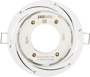 светильник точечный встраиваемый Jazzway РGХ5Зd AL33-White - внешний вид