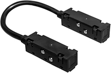 коннектор питания угловой TRM20-CPC-B "Эра" для магнитной трековой системы Nova 48В - внешний вид