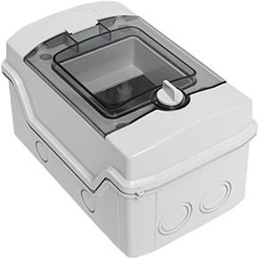 бокс пластиковый навесной EKF ux65-4-n Unix65 - внешний вид