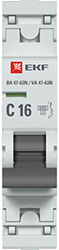 выключатель автоматический ВА 47-63N 1P 16А 6кА С EKF - внешний вид