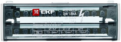 шина N в корпусе (кросс-модуль) EKF sn0-2x15 - внешний вид