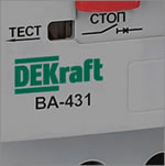 автомат защиты двигателя ВА431 DEKraft - преимущества