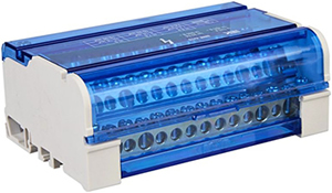 шины ШНК 4х15 3L+PEN IEK в корпусе (кросс-модуль) на DIN-рейку - особенности конструкции