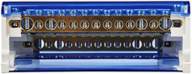 шины ШНК 4х15 3L+PEN IEK в корпусе (кросс-модуль) на DIN-рейку - особенности конструкции