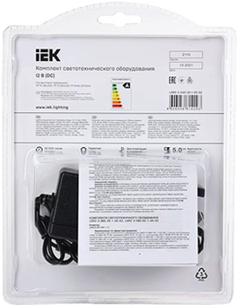 комплект led подсветки "Сделай сам" 5 м IEK (RGB, IP20) - упаковка