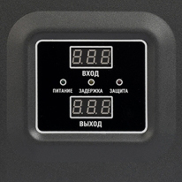 cтабилизатор напряжения настенный Titan W-500 EKF - LCD-дисплей и индикаторы состояния