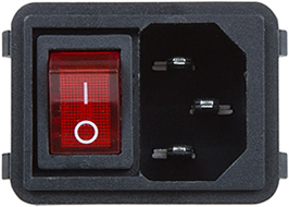 выключатель ON-OFF Rexant 36-2270 с штекером С14 - внешний вид