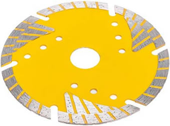 диск алмазный отрезной Turbo сегментный 125 х 22,2 мм Kranz KR-90-0106 - внешний вид