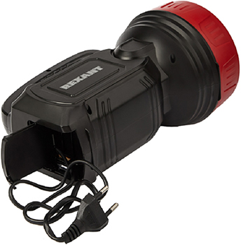 аккумуляторный led фонарь Rexant 75-7823 - кабель питания с вилкой встроен в корпус