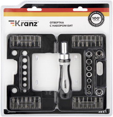 набор отверток Kranz KR-12-4792 в кейсе - упаковка
