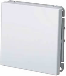 переключатель 1-клавишный ArtGallery скрытой установки от Systeme Electric - механизм с суппортом и лицевой панелью