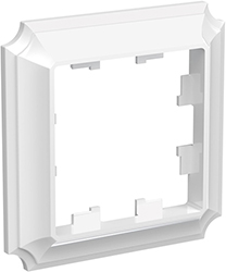 рамка 1-постовая Systeme Electric AtlasDesign Antique белый - внешний вид