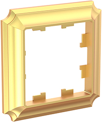 рамка 1-постовая Systeme Electric AtlasDesign Antique золото - внешний вид
