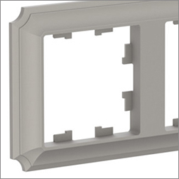 рамка многопостовая Systeme Electric AtlasDesign Antique шампань - внешний вид