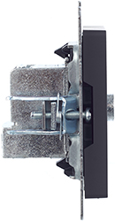 розетка ТВ проходная IEK РТВ10-0-БрГ Brite - вид сбоку