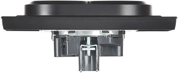 розетка 2-местная IEK РСш12-3-БрЧ Brite - вид сбоку