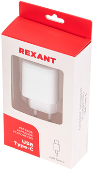 устройство зарядное USB-A + USB Type-C Rexant 18-2225 - упаковка