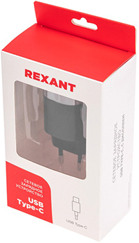 устройство зарядное USB-A + USB Type-C Rexant 18-2224 - упаковка