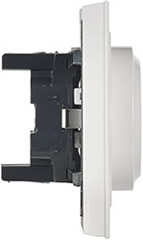 розетка 2-местная IEK РС12-3-БрБ Brite - вид сбоку