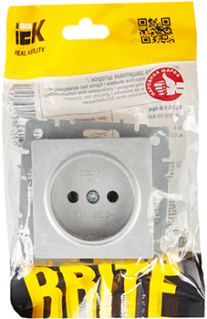 розетка 1-местная IEK РС10-1-0-БрА Brite - упаковка