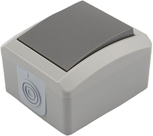 переключатель 1-клавишный Kranz KR-78-0610 Industrial - внешний вид