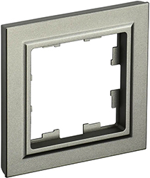 рамка 1-постовая IEK РУ-1-БрШ Brite - внешний вид