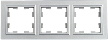 рамка 3-постовая IEK РУ-3-БрА Brite - внешний вид