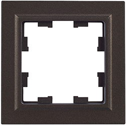 рамка 1-постовая IEK РУ-1-БрТБ Brite - внешний вид