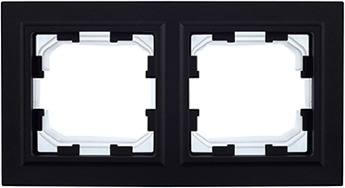 рамка 2-постовая IEK РУ-2-БрЧ-44 Brite - внешний вид