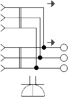 розетка 2-местная TDM "Ладога" c з/к - схема подключения