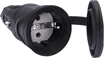 розетка кабельная PCE 2511-ss - внешний вид