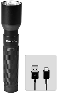 фонарь ручной аккумуляторный Jazzway Accu1-L20W - зарядка через кабель USB - USB Type-C