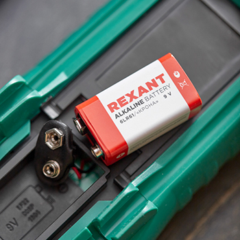 батарейка алкалиновая 6LR61 Rexant 30-1061 - пример использования