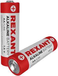 батарейки алкалиновые LR6 Rexant 30-1050 - внешний вид